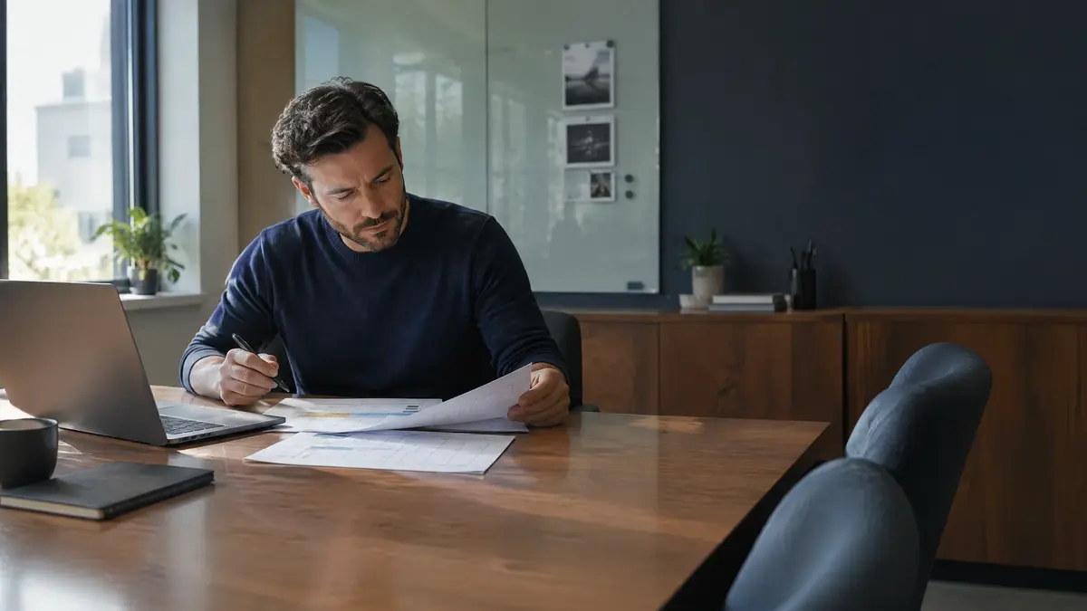 Agency business owner planning customer volume and weekly capacity